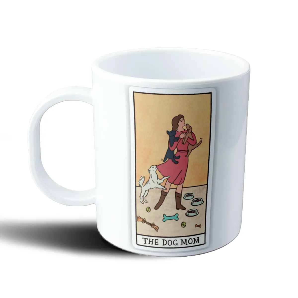 Taza de Plástico Tarot The Dog Mom - vista 2