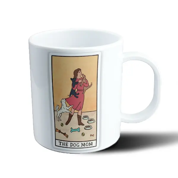 Taza de Plástico Tarot The Dog Mom