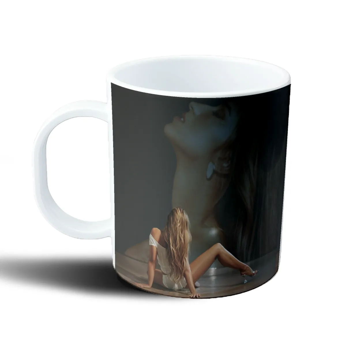 Taza de Plástico Tate McRae Sentada con Tacos Transparentes - vista 2