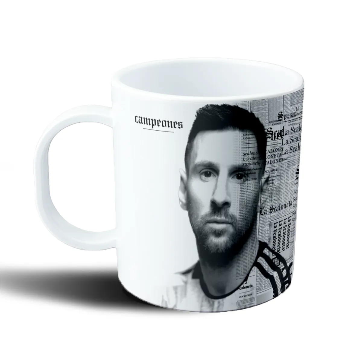 Taza de Plástico Lionel Messi Campeones La Scaloneta - vista 2