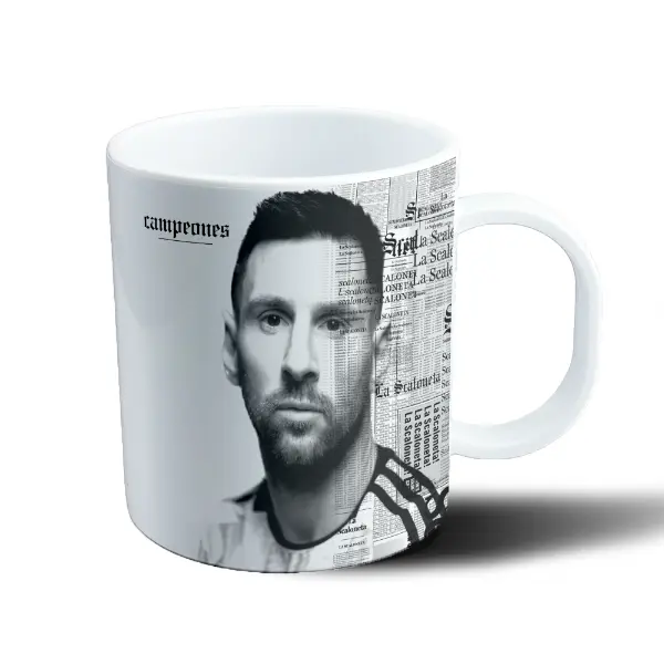 Taza de Plástico Lionel Messi Campeones La Scaloneta