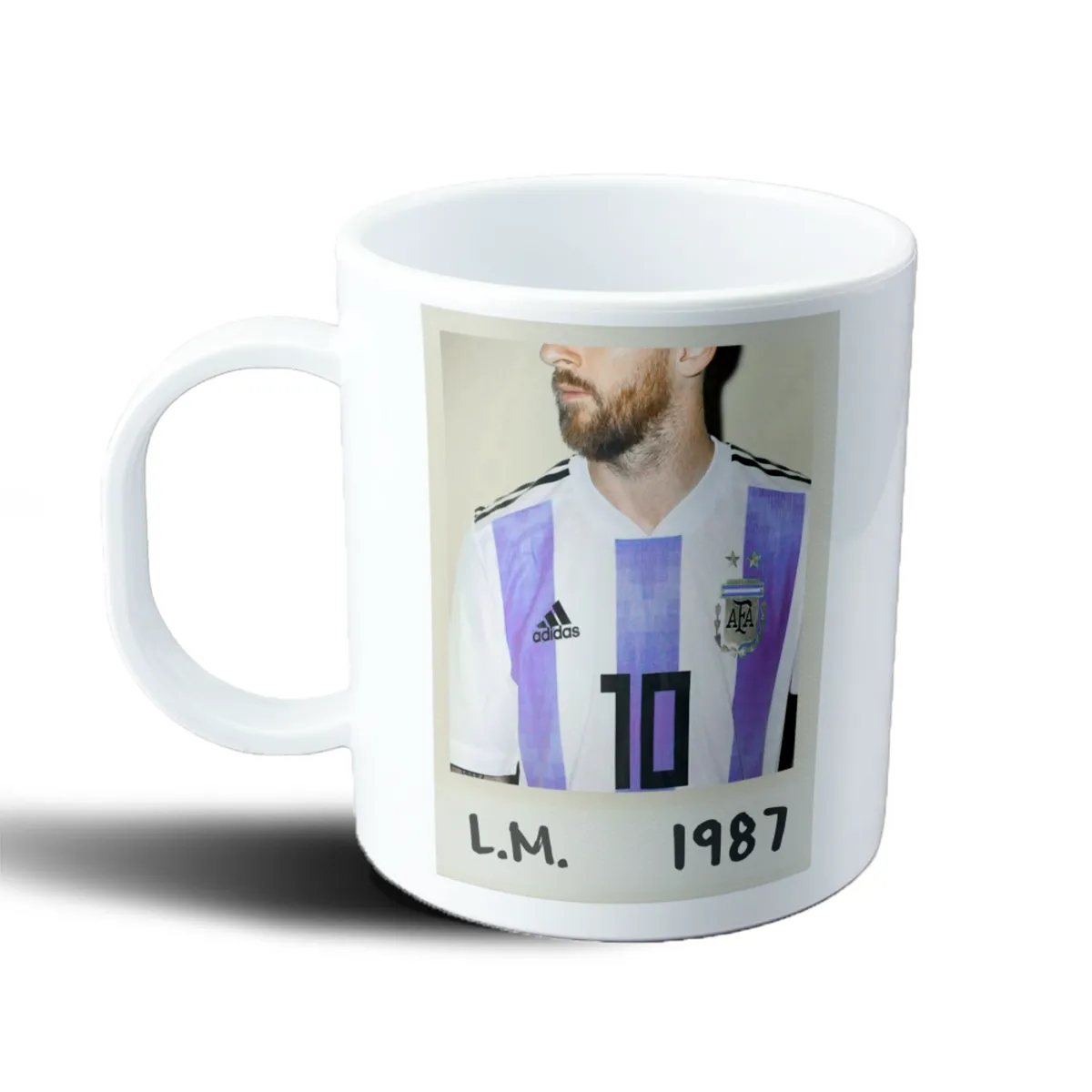 Taza de Plástico Lionel Messi Selección Argentina L.M. 1987 - vista 2