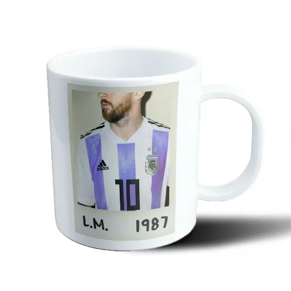 Taza de Plástico Lionel Messi Selección Argentina L.M. 1987