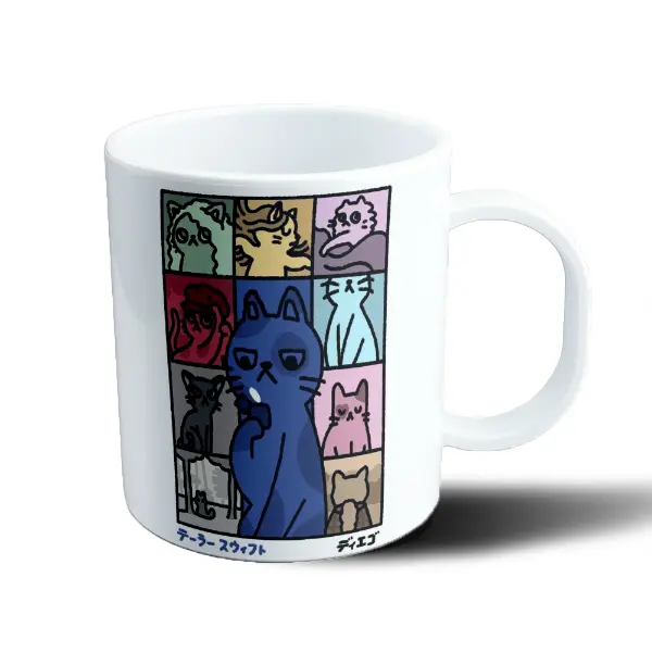 Taza de Plástico Taylor Swift Gatos Japón