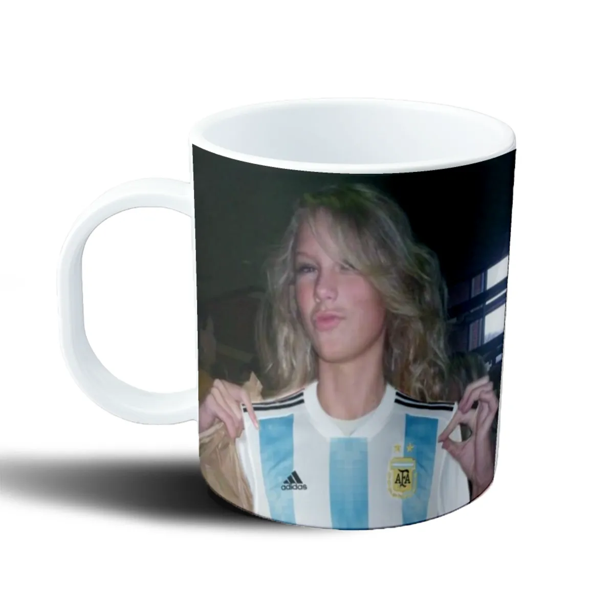 Taza de Plástico Taylor Swift Camiseta Argentina - vista 2