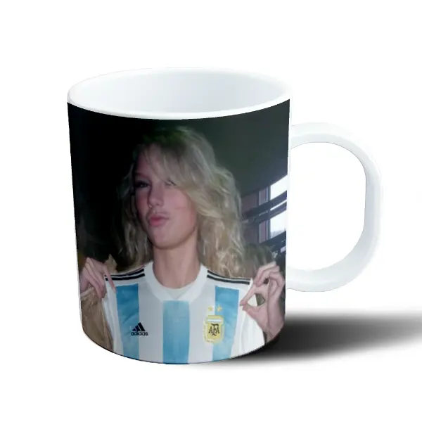 Taza de Plástico Taylor Swift Camiseta Argentina