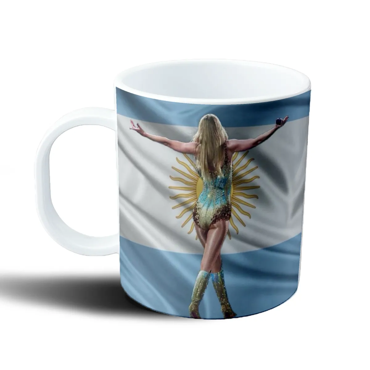 Taza de Plástico Taylor Swift Bandera Argentina - vista 2