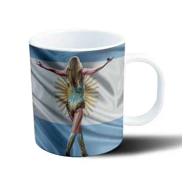 Taza de Plástico Taylor Swift Bandera Argentina