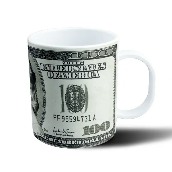 Taza de Plástico Taylor Swift Billete de 100 Dólares