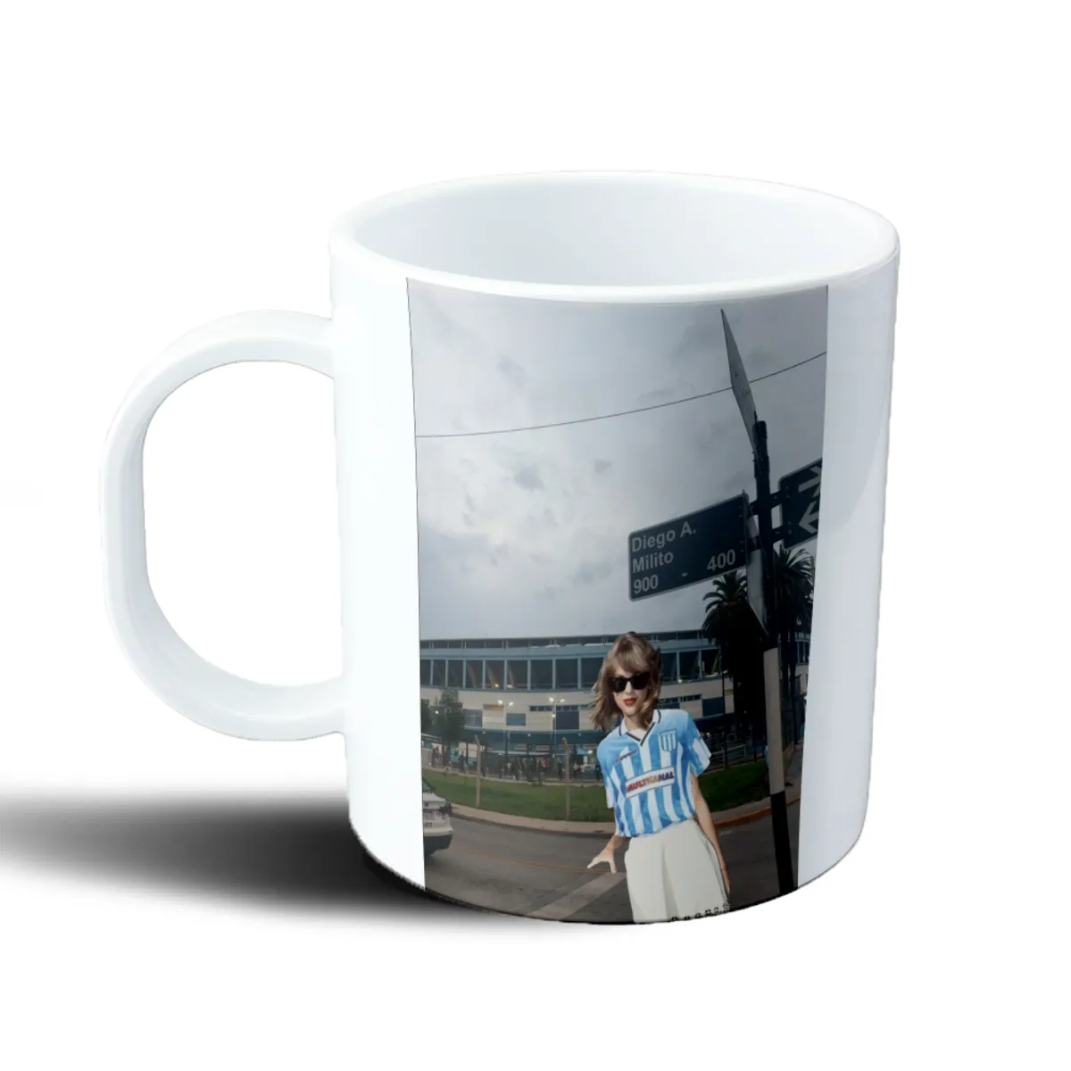 Taza de Plástico Taylor Swift con camiseta de Racing - vista 2