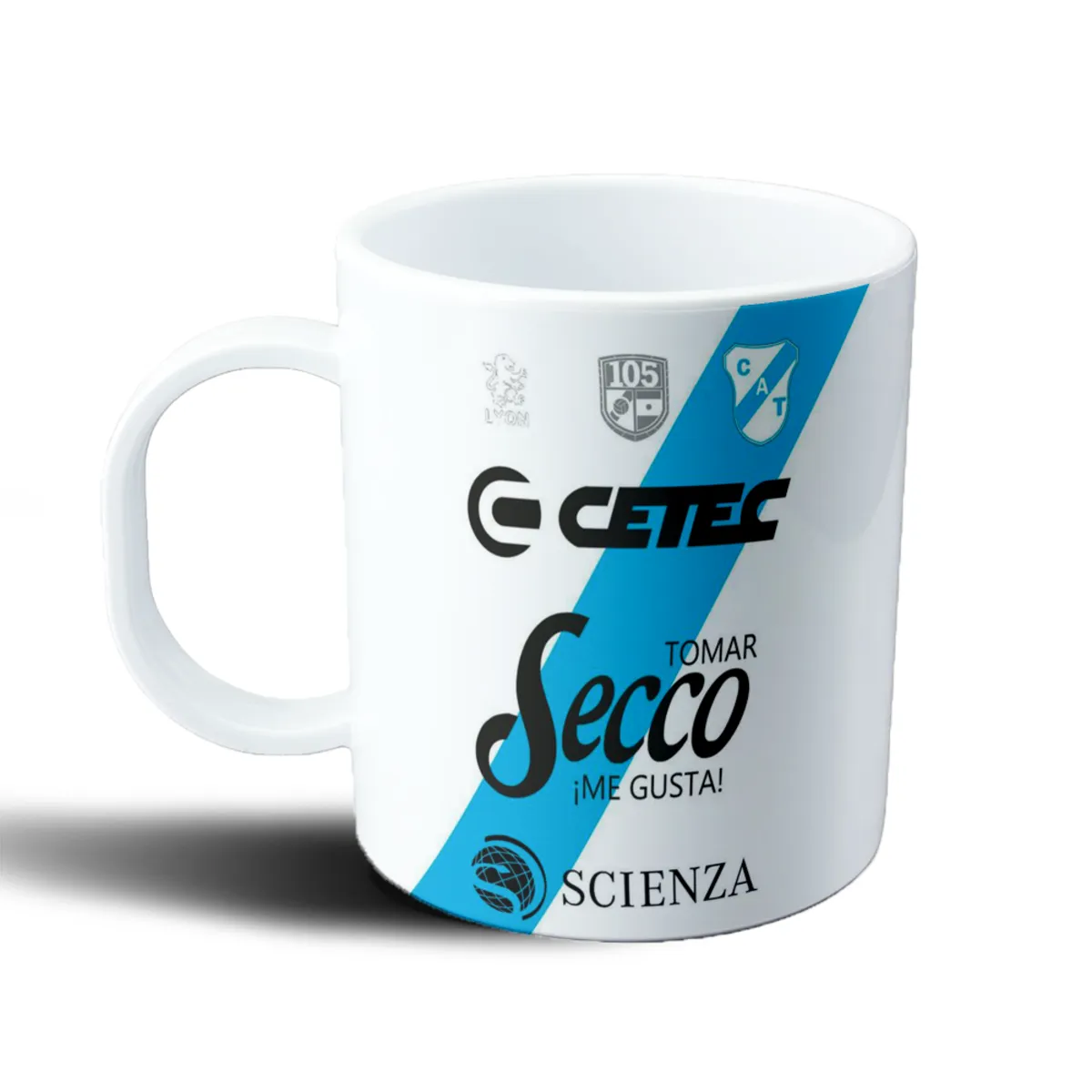 Taza de Plástico Temperley Camiseta Retro Sponsors - vista 2