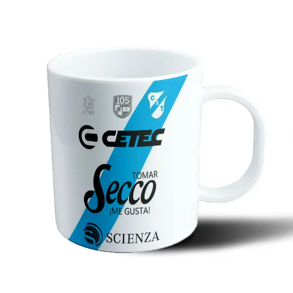Taza de Plástico Temperley Camiseta Retro Sponsors