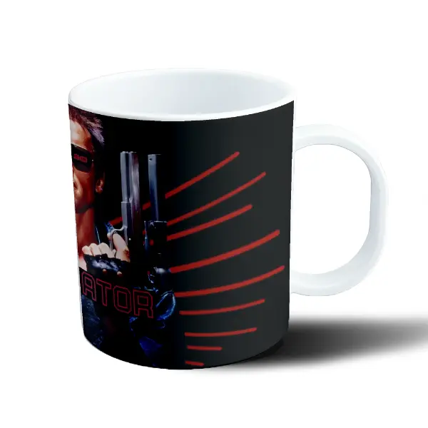 Taza de Plástico Terminator Arnold Schwarzenegger Lentes