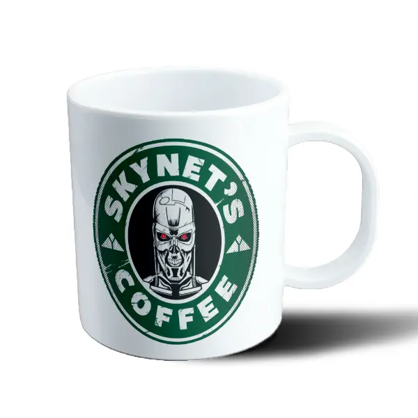 Taza de Plástico Terminator Skynet Coffee