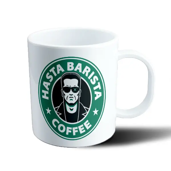 Taza de Plástico Terminator Hasta Barista Coffee