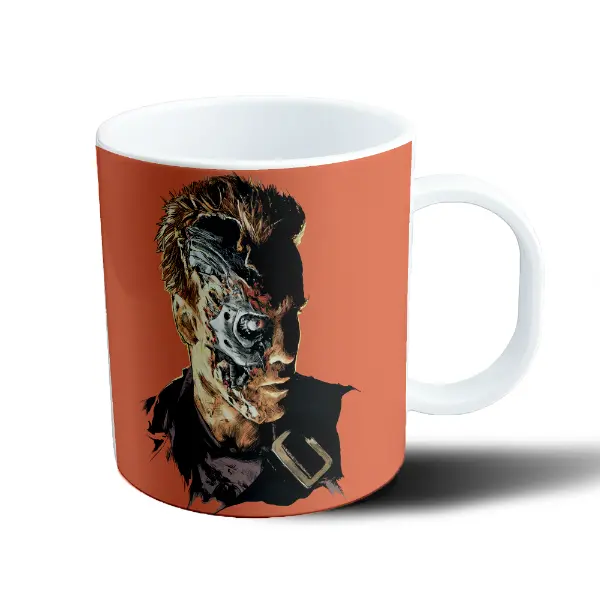 Taza de Plástico Terminator T-800 Endoesqueleto