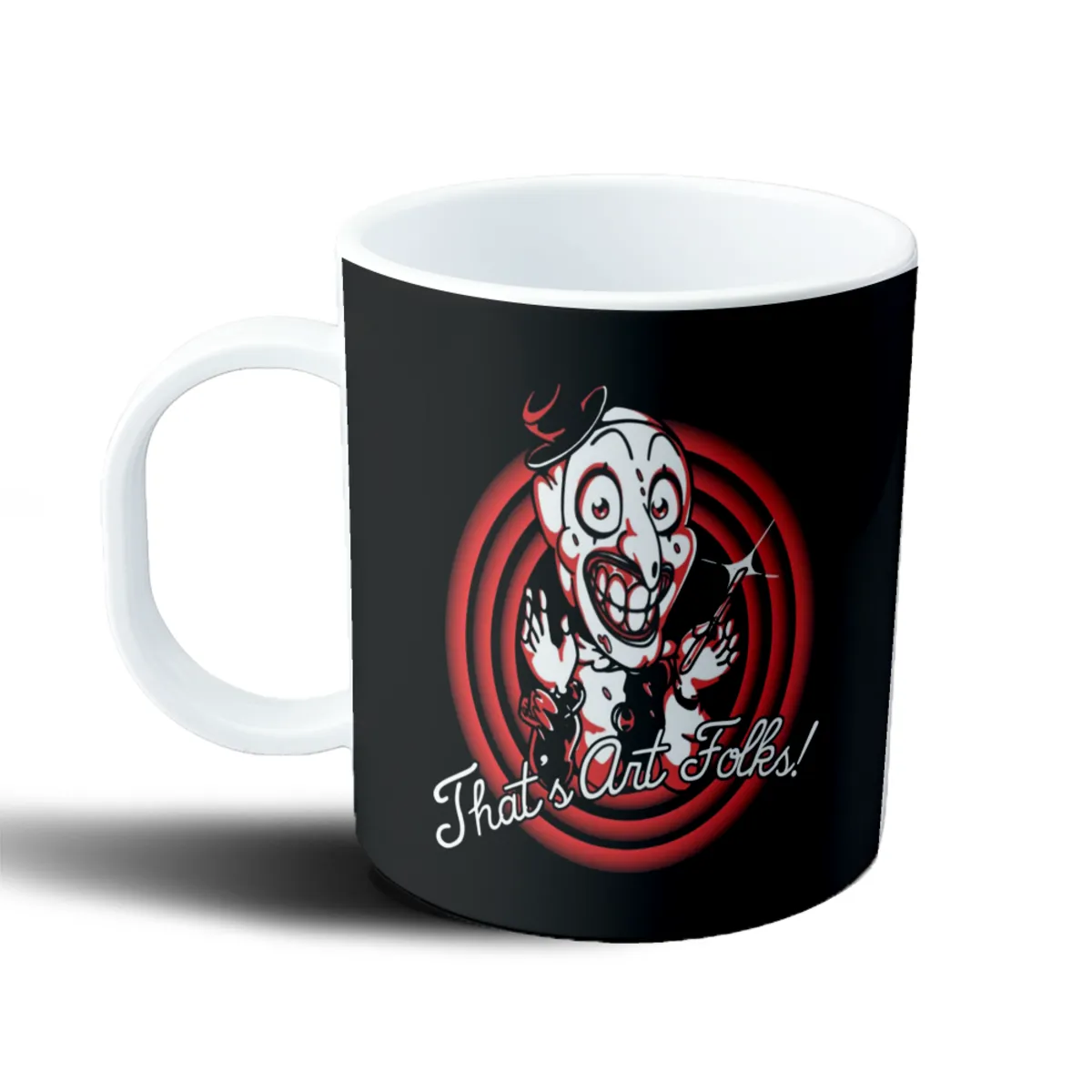 Taza de Plástico Terrifier Art the Clown That's Art Folks - vista 2
