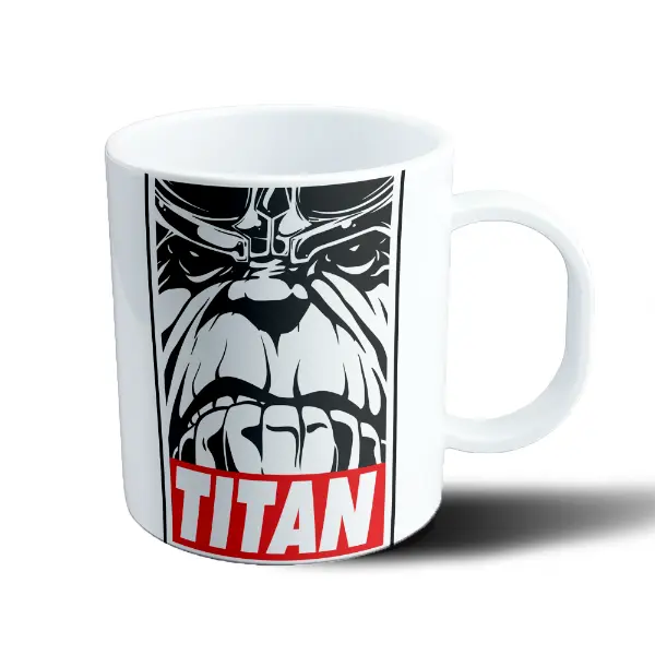 Taza de Plástico Thanos Titán Marvel