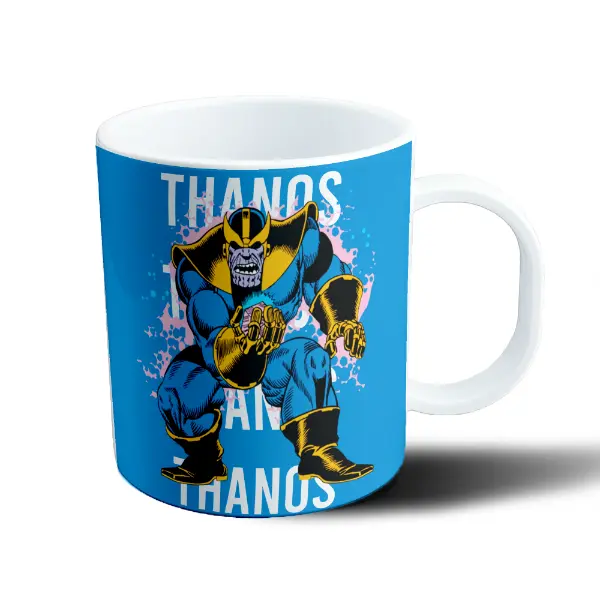 Taza de Plástico Thanos Marvel Villano Guante del Infinito