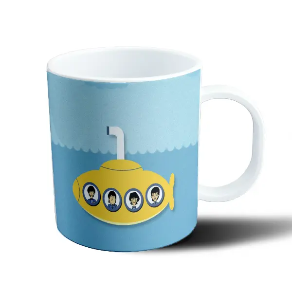Taza de Plástico The Beatles Yellow Submarine