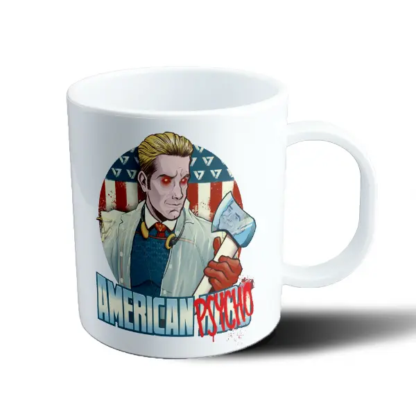 Taza de Plástico American Psycho Patrick Bateman Hacha