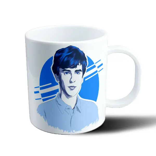 Taza de Plástico The Good Doctor Retrato Azul