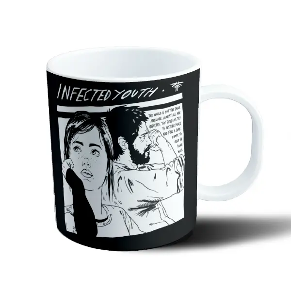 Taza de Plástico The Last of Us Ellie y Joel Infected Youth