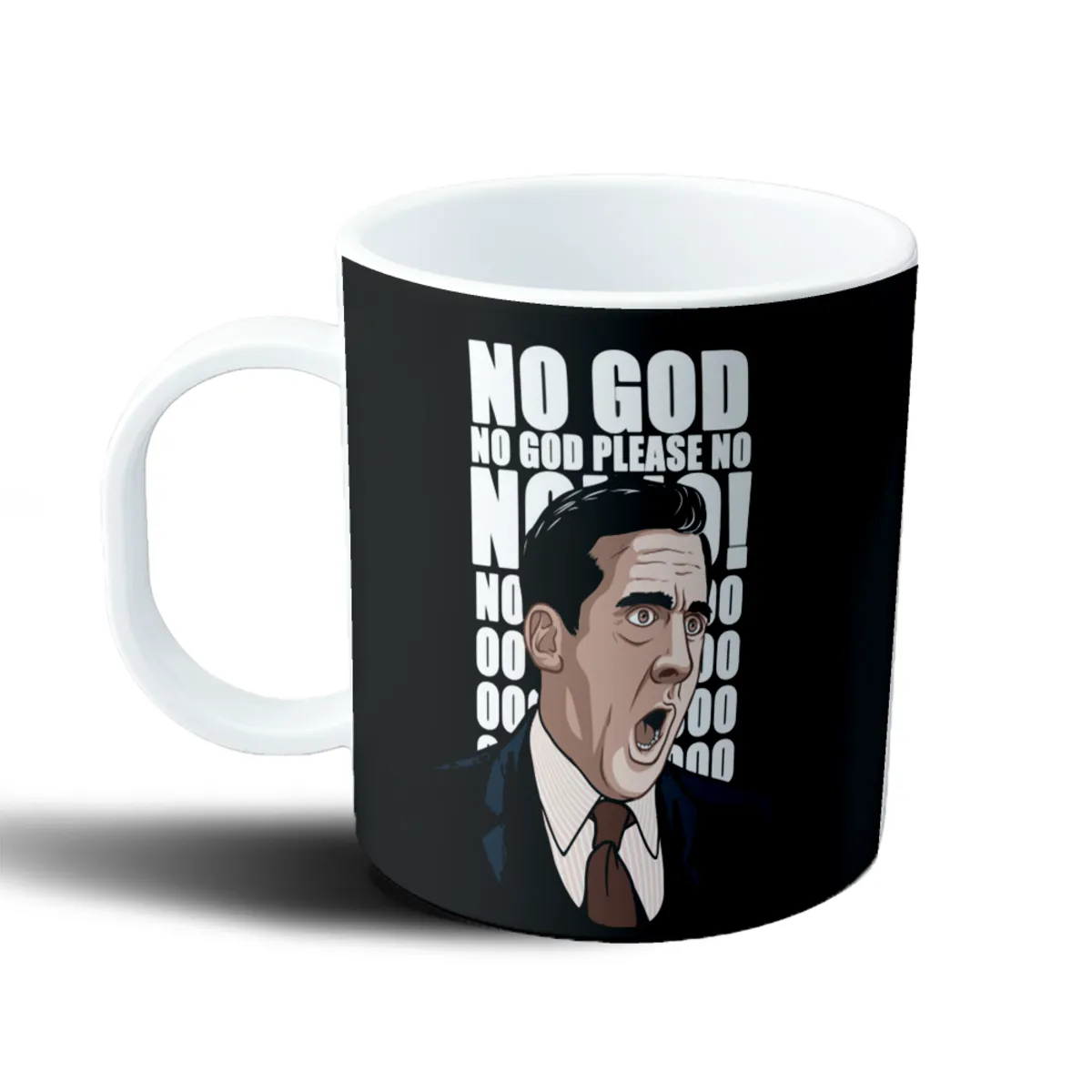Taza de Plástico The Office Michael Scott No God Please No - vista 2