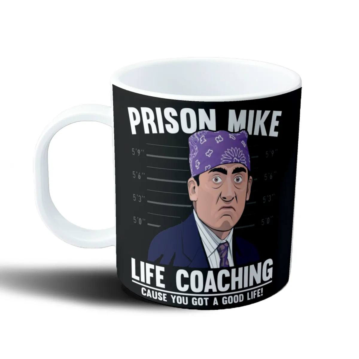 Taza de Plástico The Office Prison Mike Life Coaching - vista 2