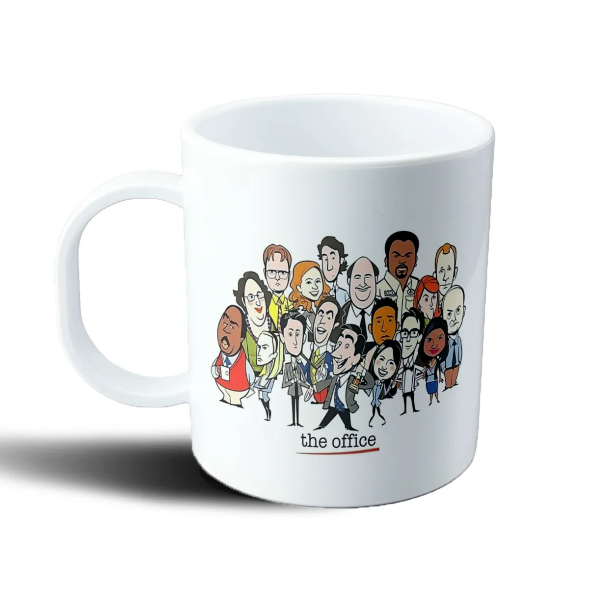Taza de Plástico The Office Personajes Caricatura - vista 2
