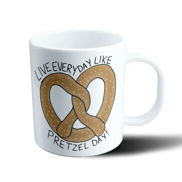Taza de Plástico The Office Live Everyday Like Pretzel Day