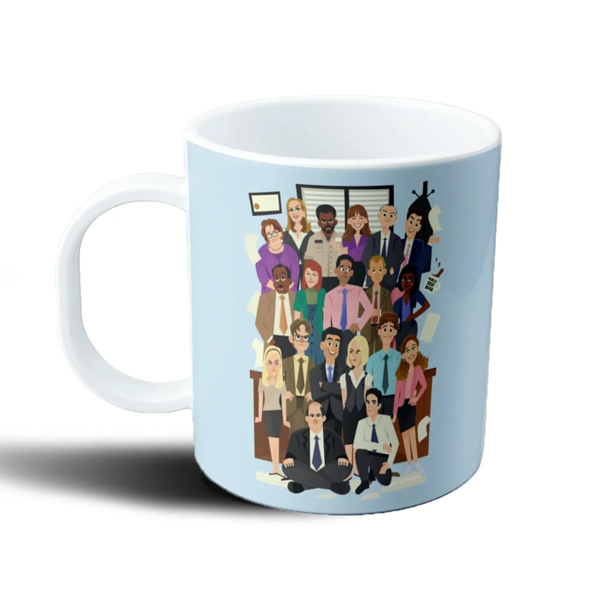 Taza de Plástico The Office Elenco Completo - vista 2