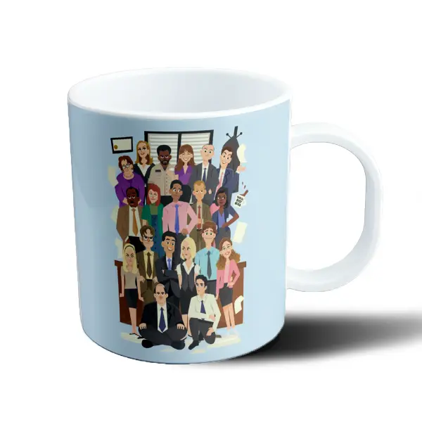 Taza de Plástico The Office Elenco Completo