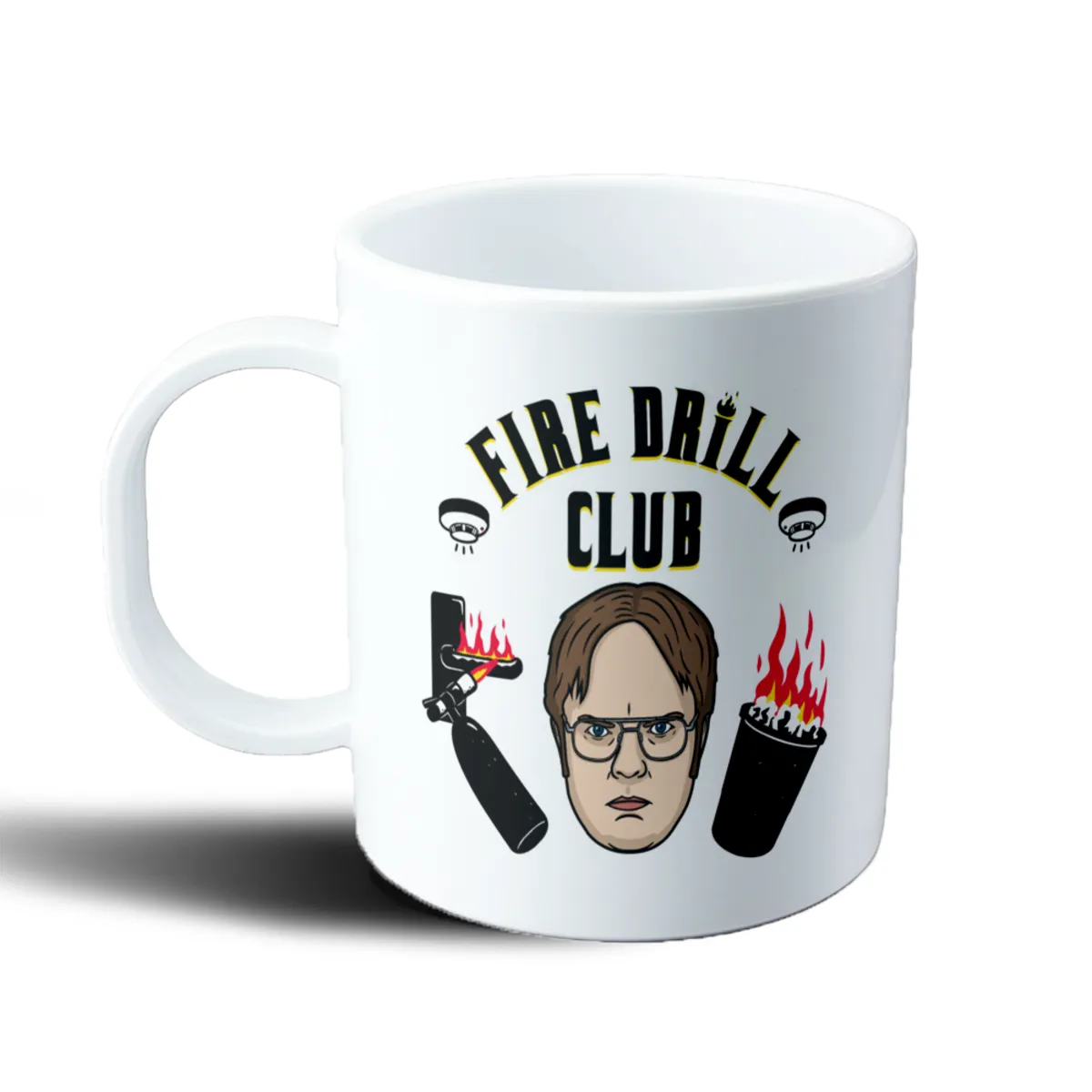 Taza de Plástico The Office Dwight Schrute Fire Drill Club - vista 2