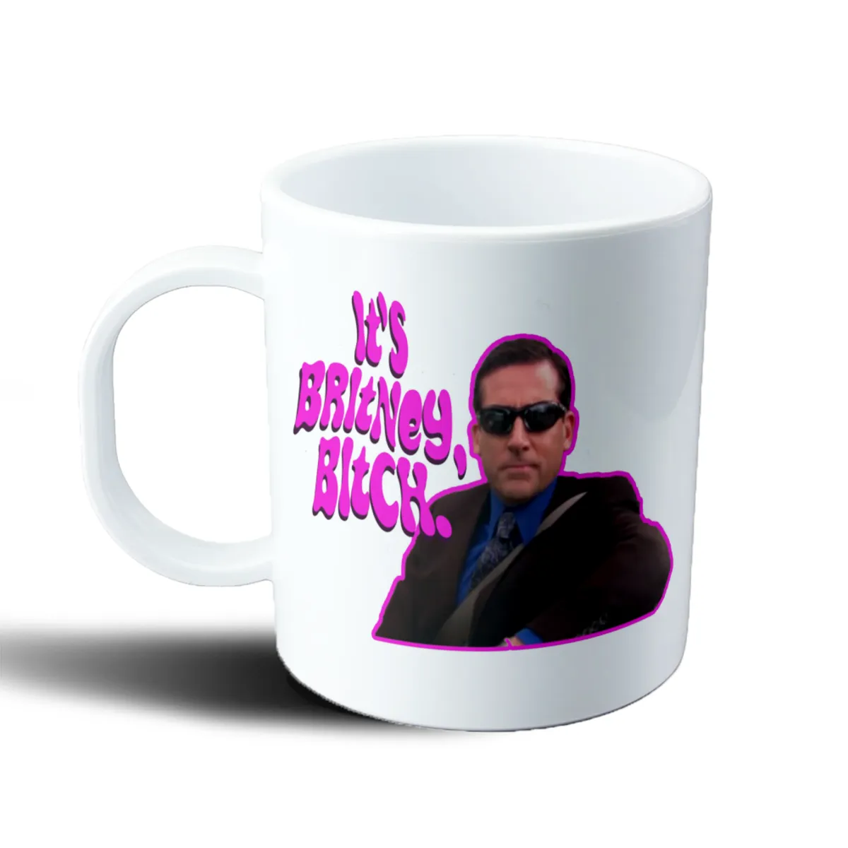 Taza de Plástico The Office Michael Scott It's Britney Bitch - vista 2