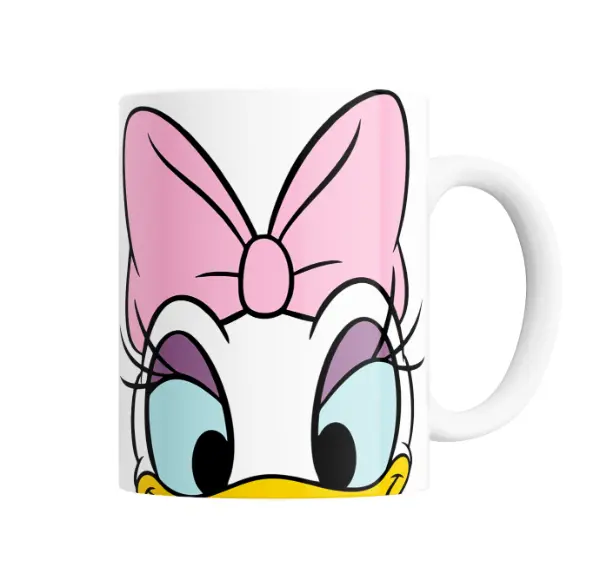 Taza de Cerámica Pato Donald Daisy Ojos