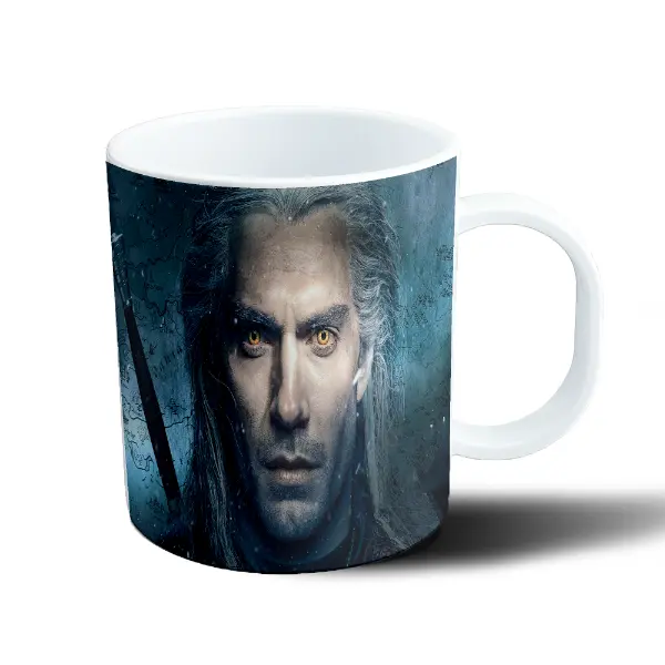 Taza de Plástico The Witcher Geralt de Rivia