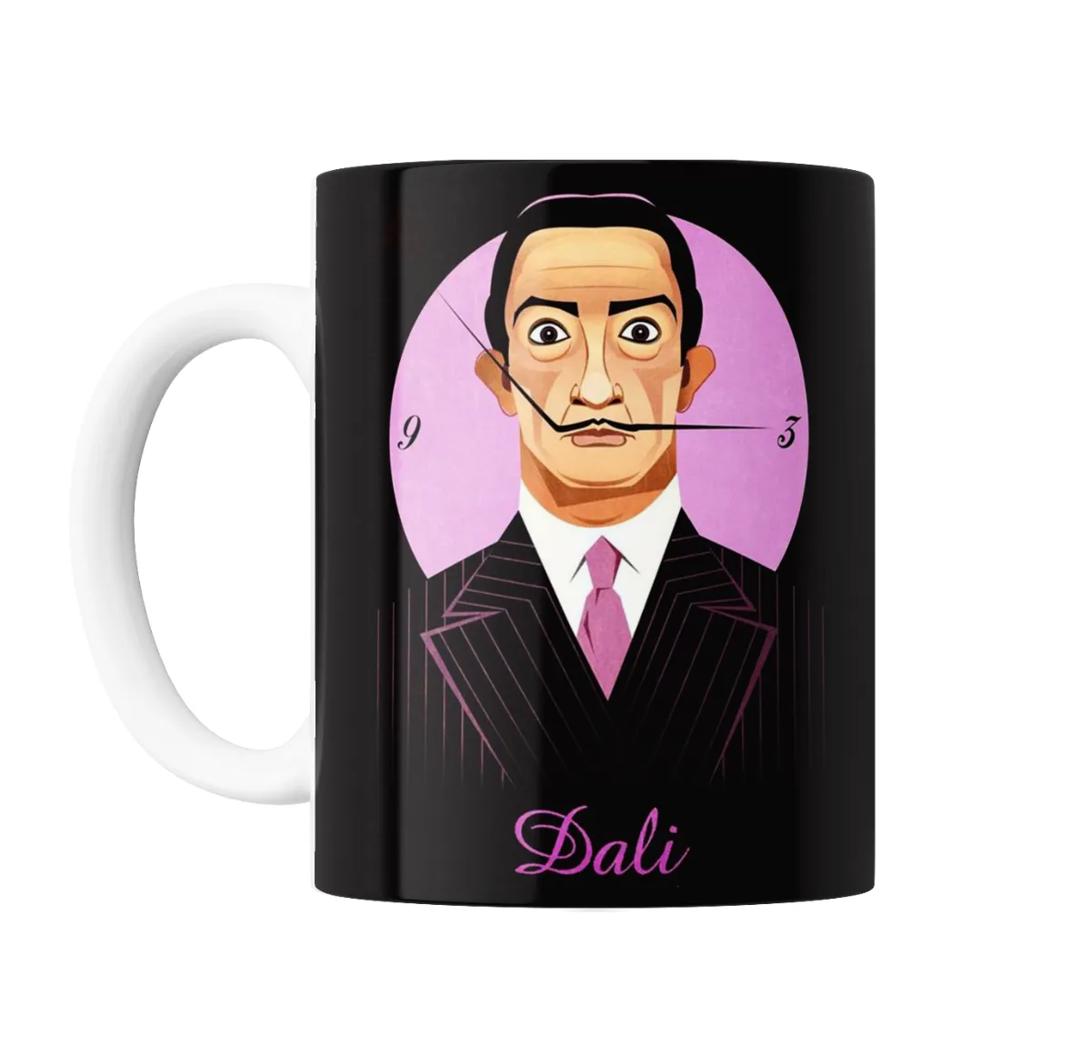 Taza de Cerámica Dali Reloj Blando Estilizado - vista 2