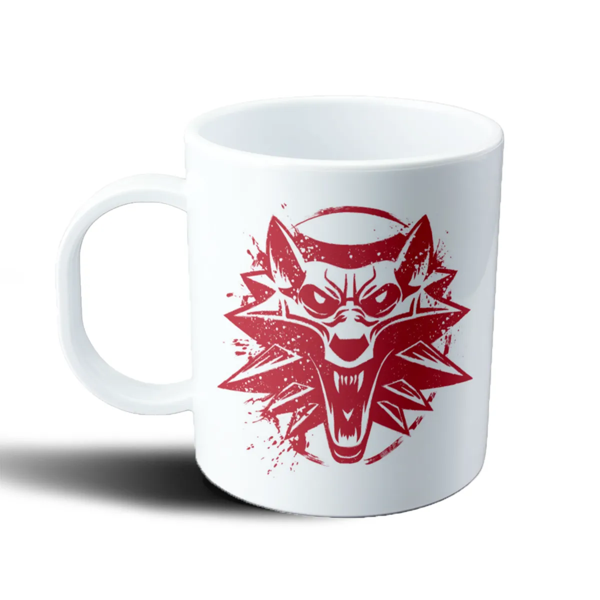 Taza de Plástico The Witcher Medallón del Lobo Rojo - vista 2