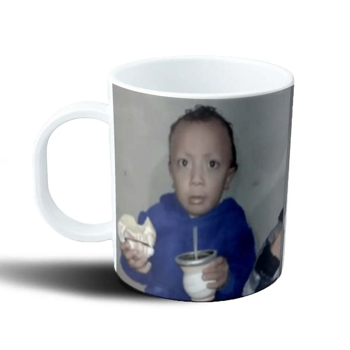 Taza de Plástico Thiago y Leo con mate - vista 2