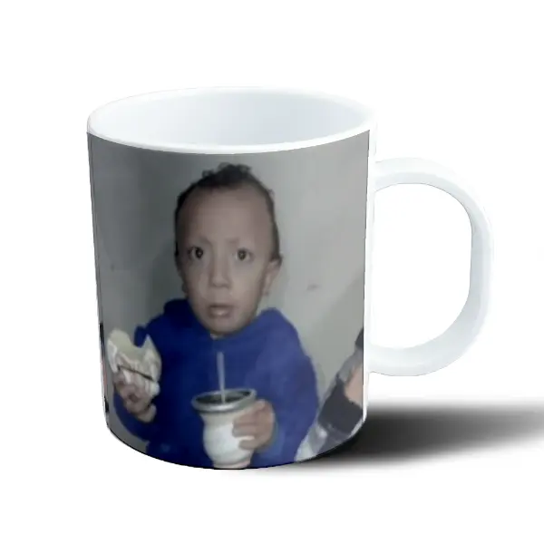 Taza de Plástico Thiago y Leo con mate