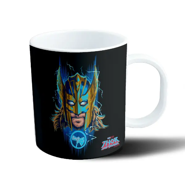 Taza de Plástico Thor Love and Thunder Casco Eléctrico