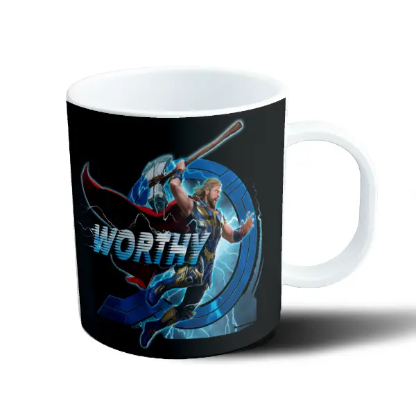 Taza de Plástico Thor Worthy Mjolnir Rayos