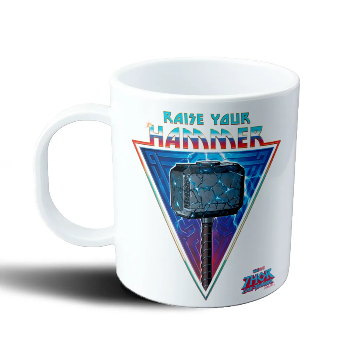 Taza de Plástico Thor Love and Thunder Raise Your Hammer - vista 2