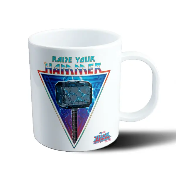 Taza de Plástico Thor Love and Thunder Raise Your Hammer