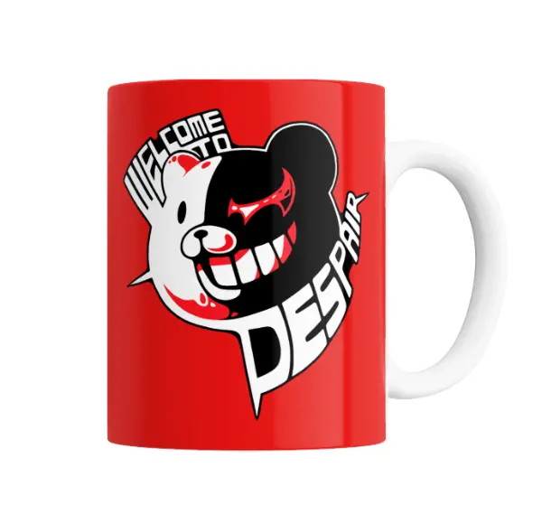 Taza de Cerámica Danganronpa Monokuma Welcome to Despair