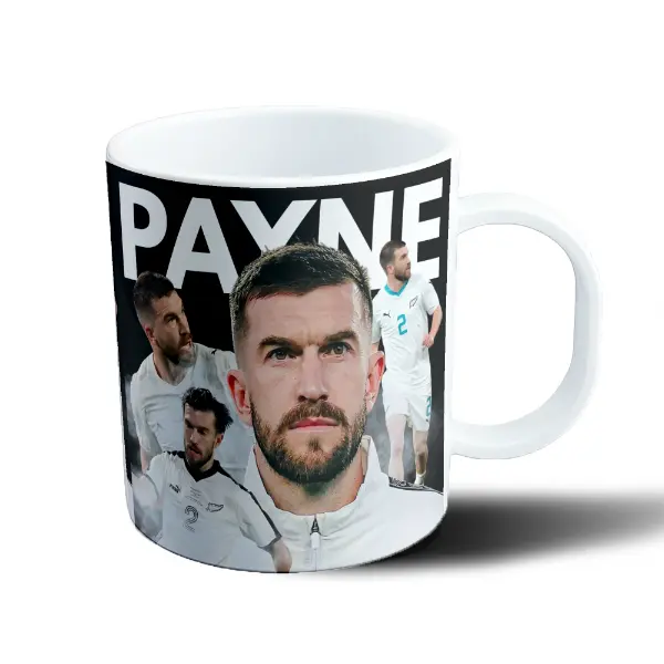 Taza de Plástico Tim Payne Collage Selección Neozelandesa