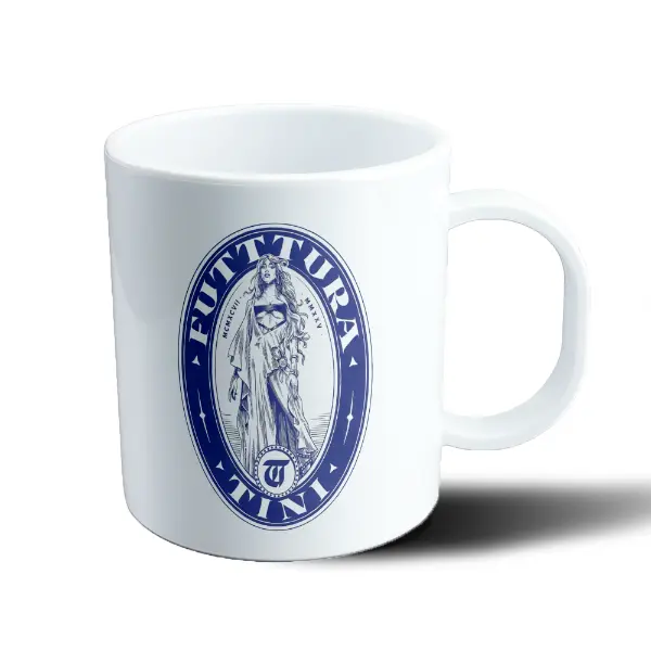 Taza de Plástico TINI Futura Vintage Ilustrada