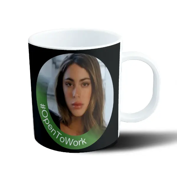 Taza de Plástico TINI Meme Open To Work