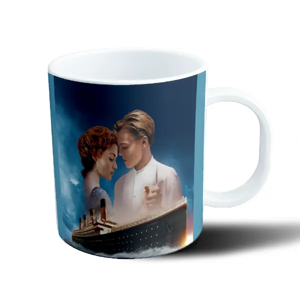 Taza de Plástico Titanic Jack y Rose